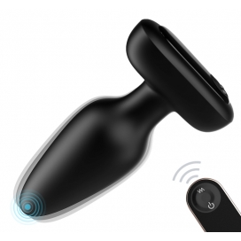 Plug vibrant Silicone VISUAL 10 x 4.2cm Noir