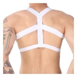 Harnais élastique MULTI BAND Blanc 2