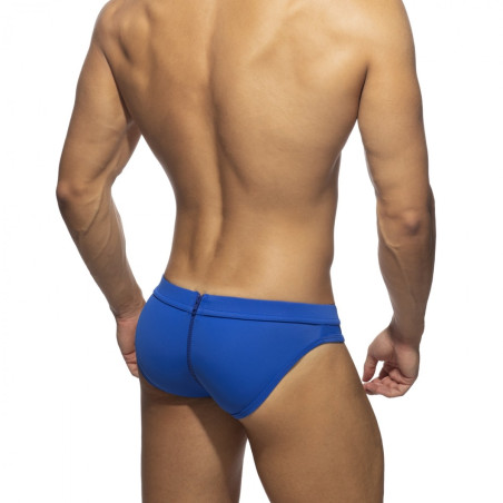 Slip de bain ALLOVER ZIP Bleu