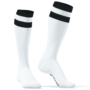 Chaussettes hautes HARD SneakXX Blanc-Noir