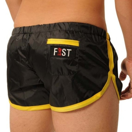 Short court FIST Noir-Jaune