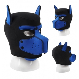 Masque Puppy DOG ON Noir-Bleu Néoprène 2