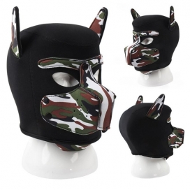 Masque Puppy DOG ON Noir-Camouflage en Néoprène 2