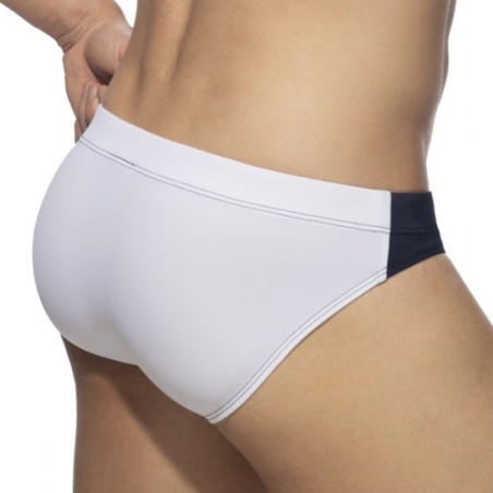 Slip de bain BICOLOR SWIM Marine-Blanc