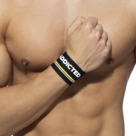 Bracelet ADDICTED Noir-Jaune