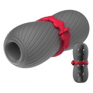 Masturbateur souple DRUM Gris
