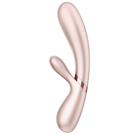 Vibro Rabbit connecté HOT LOVER Satisfyer 20 x 3cm Silver