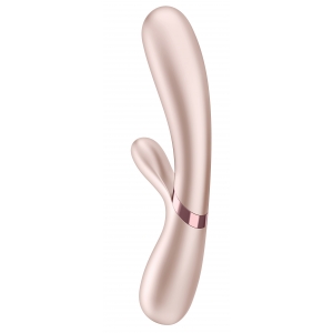 Vibro Rabbit connecté HOT LOVER Satisfyer 20 x 3cm Silver