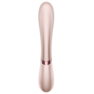 Vibro Rabbit connecté HOT LOVER Satisfyer 20 x 3cm Silver