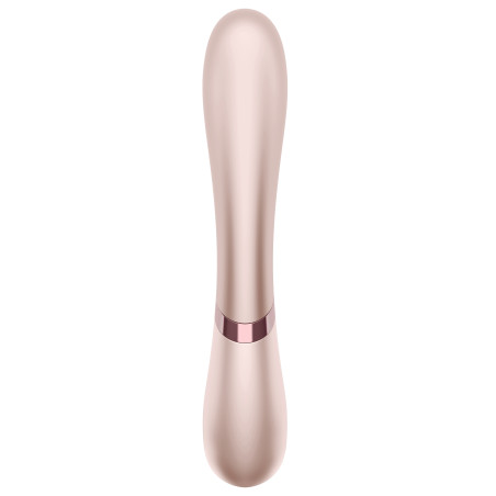 Vibro Rabbit connecté HOT LOVER Satisfyer 20 x 3cm Silver