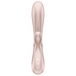 Vibro Rabbit connecté HOT LOVER Satisfyer 20 x 3cm Silver