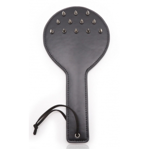 Paddle avec pointes métal 30 x 15cm Noir