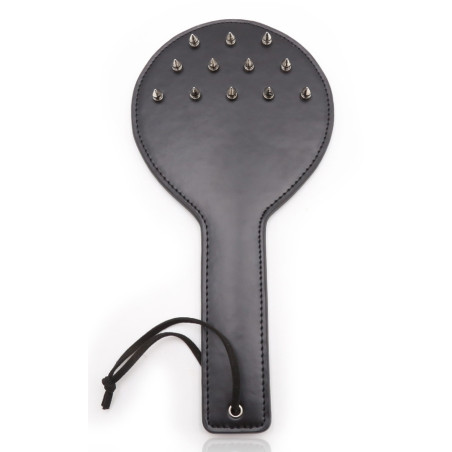 Paddle avec pointes métal 30 x 15cm Noir