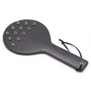 Paddle avec pointes métal 30 x 15cm Noir
