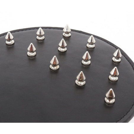 Paddle avec pointes métal 30 x 15cm Noir