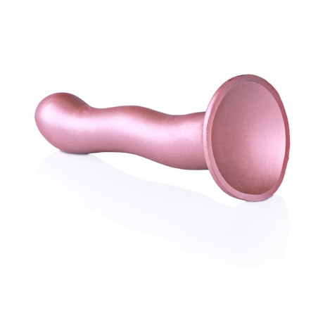 Plug en silicone CURVY G-SPOT 17 x 3.5cm Rose