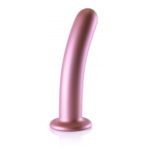 Plug en silicone SMOOTH G-SPOT L 17 x 3.5cm Rose