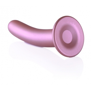 Plug en silicone SMOOTH G-SPOT L 17 x 3.5cm Rose
