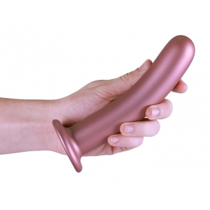 Plug en silicone SMOOTH G-SPOT L 17 x 3.5cm Rose