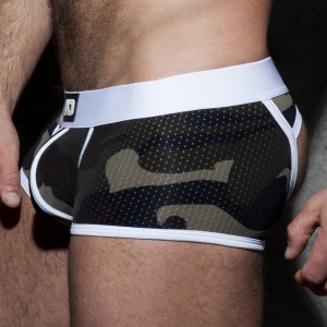 Jockstrap Boxer Fetih Blanc Couleu Camouflage AD Fetish