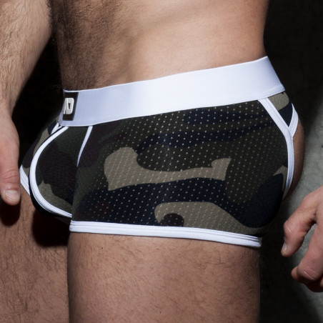 Jockstrap Boxer Fetih Blanc Couleu Camouflage AD Fetish