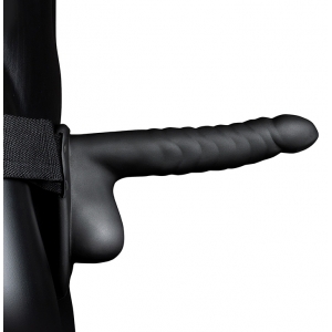 Gode ceinture creux HOLLOW STRAP Ribbed 16 x 4cm