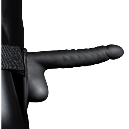Gode ceinture creux HOLLOW STRAP Ribbed 16 x 4cm