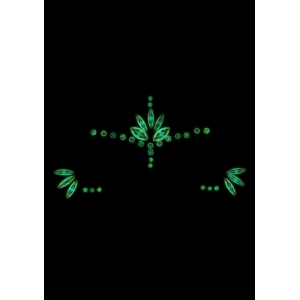 Stickers Strass Visage phosphorescent GLOW JEWELRY