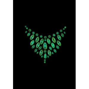 Stickers Strass Décolleté Phosphorescents GLOW CHEST