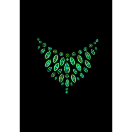 Stickers Strass Décolleté Phosphorescents GLOW CHEST