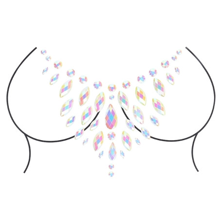 Stickers Strass Décolleté Phosphorescents GLOW CHEST