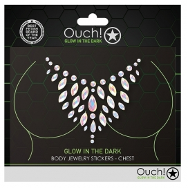 Stickers Strass Décolleté Phosphorescents GLOW CHEST 2