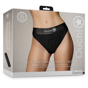 Culotte vibrante STRAP-ON HIPSTER Noire