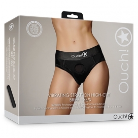 Culotte vibrante STRAP-ON HIGH CUT BRIEF Noire 2