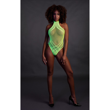 Body Filet Dos nu Vert Fluo