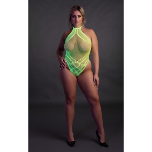 Body Filet Dos nu Vert Fluo