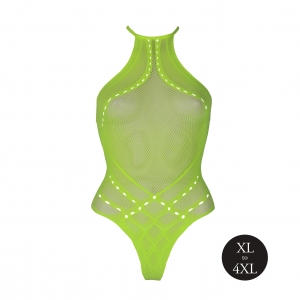 Body Filet Dos nu Vert Fluo