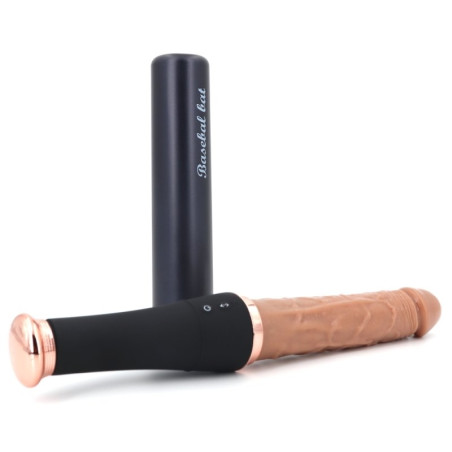 Gode Poignée Vibrant Va-et-Vient en forme de BASEBALL BAT