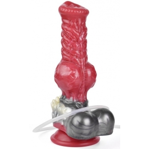 Gode furry éjaculateur WOLF SQUIRT M 21 x 7.5 cm de  Bad Wolf