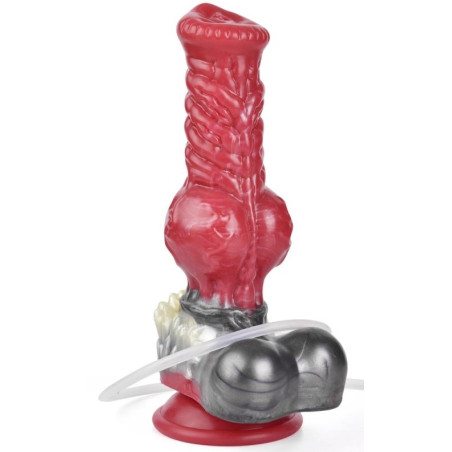 Gode furry éjaculateur WOLF SQUIRT M 21 x 7.5 cm de  Bad Wolf