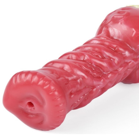 Gode furry éjaculateur WOLF SQUIRT M 21 x 7.5 cm de  Bad Wolf