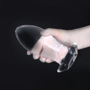 Plug EGG CLEAR XL 16 x 7cm Transparent