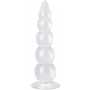 Plug transparent JELWY XL de 36 cm