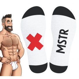Chaussettes blanches MSTR SneakXX 2