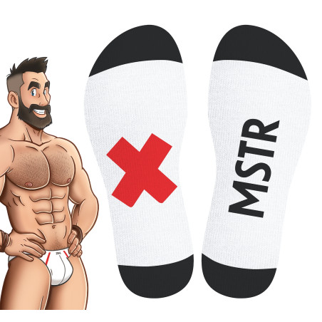 Chaussettes blanches MSTR SneakXX