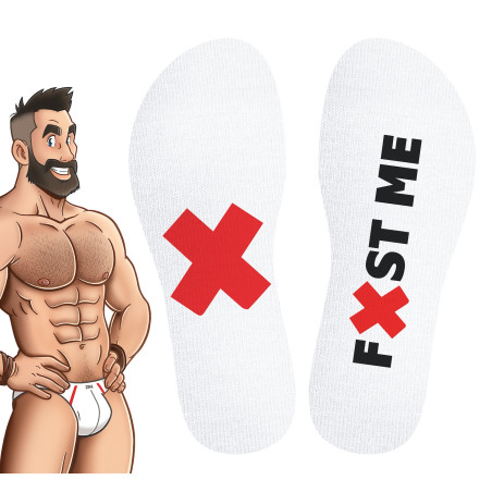 Chaussettes blanches FIST ME SneakXX
