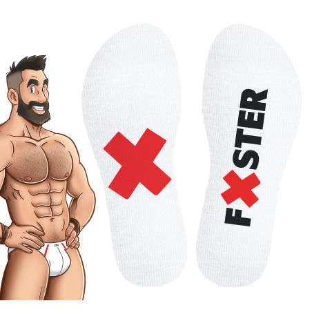 Chaussettes blanches FISTER SneakXX