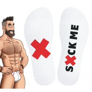 Chaussettes blanches SUCK ME SneakXX