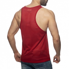 Débardeur Mesh POCKET CONTRAST Rouge-Marine 2