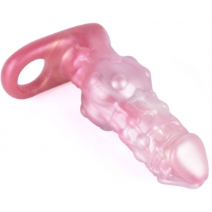 Gaine de pénis Monster TOADIX 17 x 6cm Rose